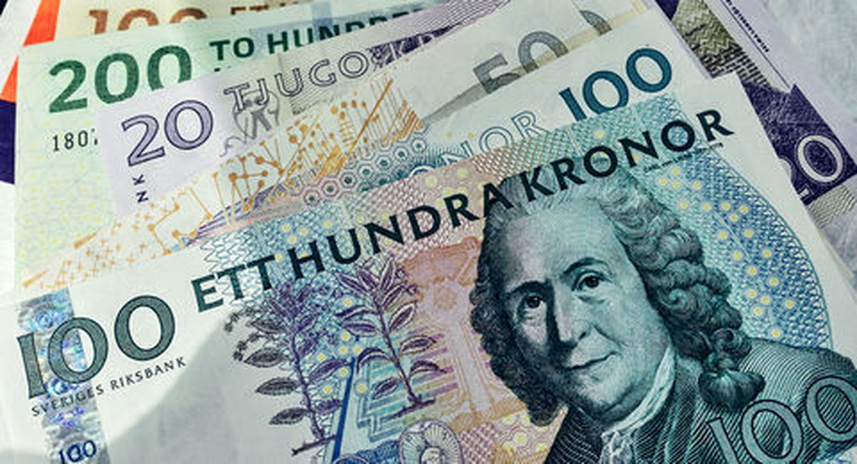 سقوط آزاد پول سوئد در مقابل دلار