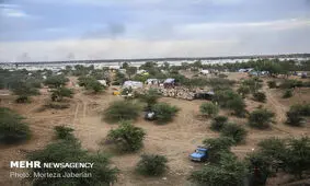 تدارک کانکس همراه با تجهیزات سرمایشی برای سیل زدگان دارای دام