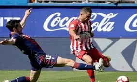 اتلتیکومادرید با برتری دیرهنگام به تعقیب بارسلونا ادامه داد