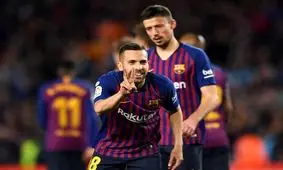 بارسلونا با پیروزی خانگی در فاصله ۶ امتیازی فتح لالیگا قرار گرفت