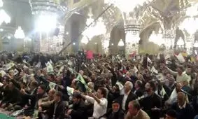 جشن نیمه شعبان در حرم امام رضا علیه‌السلام