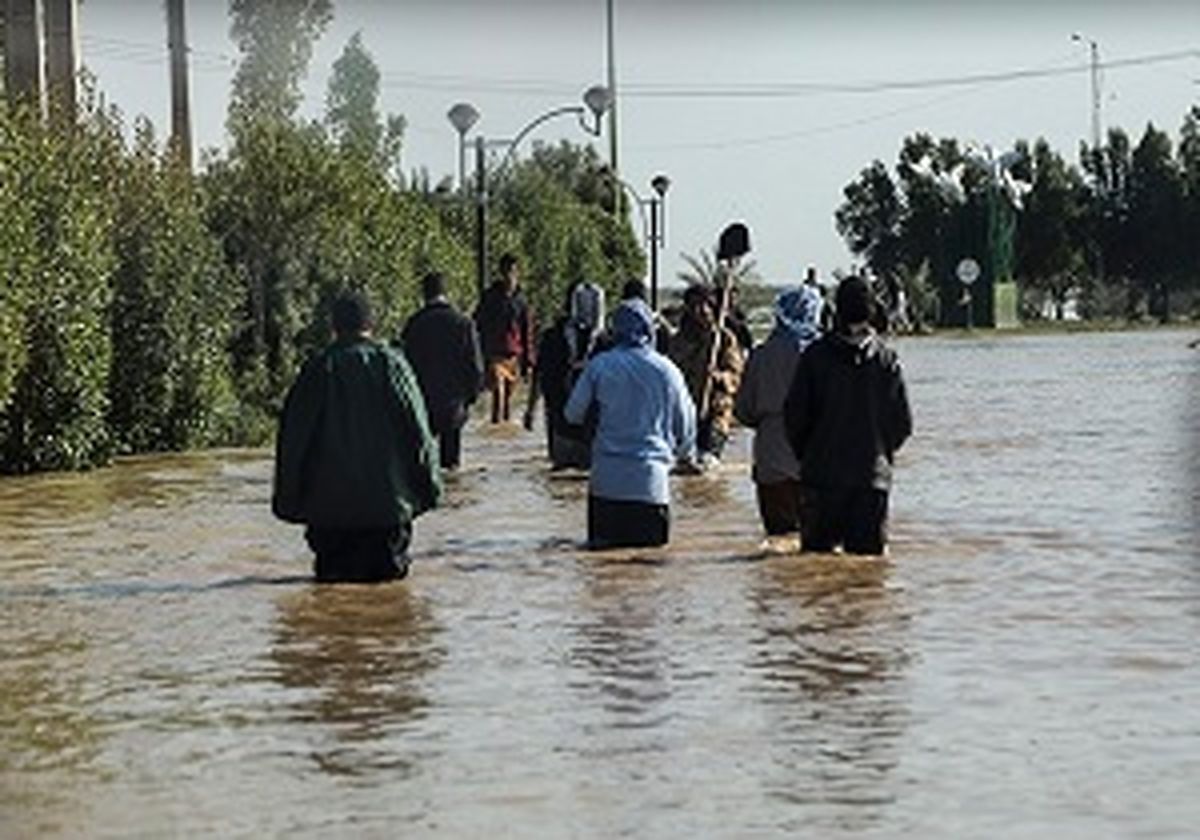 سیلاب در حال ورود به ۲ روستای شادگان است