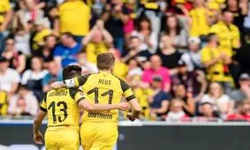 دورتموند فاصله‌اش با بایرن مونیخ را به حداقل رساند