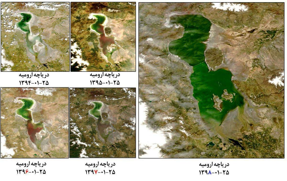 افزایش ۷۱ سانتیمتری تراز دریاچه ارومیه