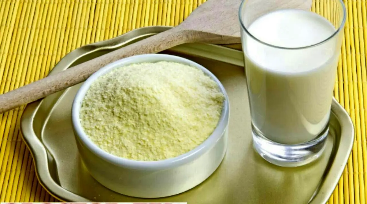 افزایش وزن وچاقی صورت وبدن باشیر خشک