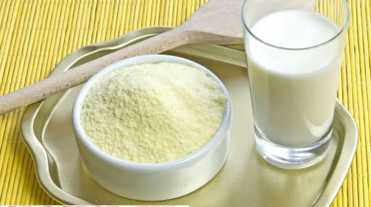 افزایش وزن وچاقی صورت وبدن باشیر خشک