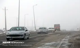 بارش برف و کولاک در دومین روز اردیبهشت ماه در تبریز