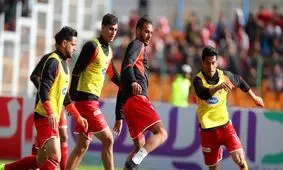 تمرین سبک پرسپولیسی‌ها قبل از بازی با الاهلی