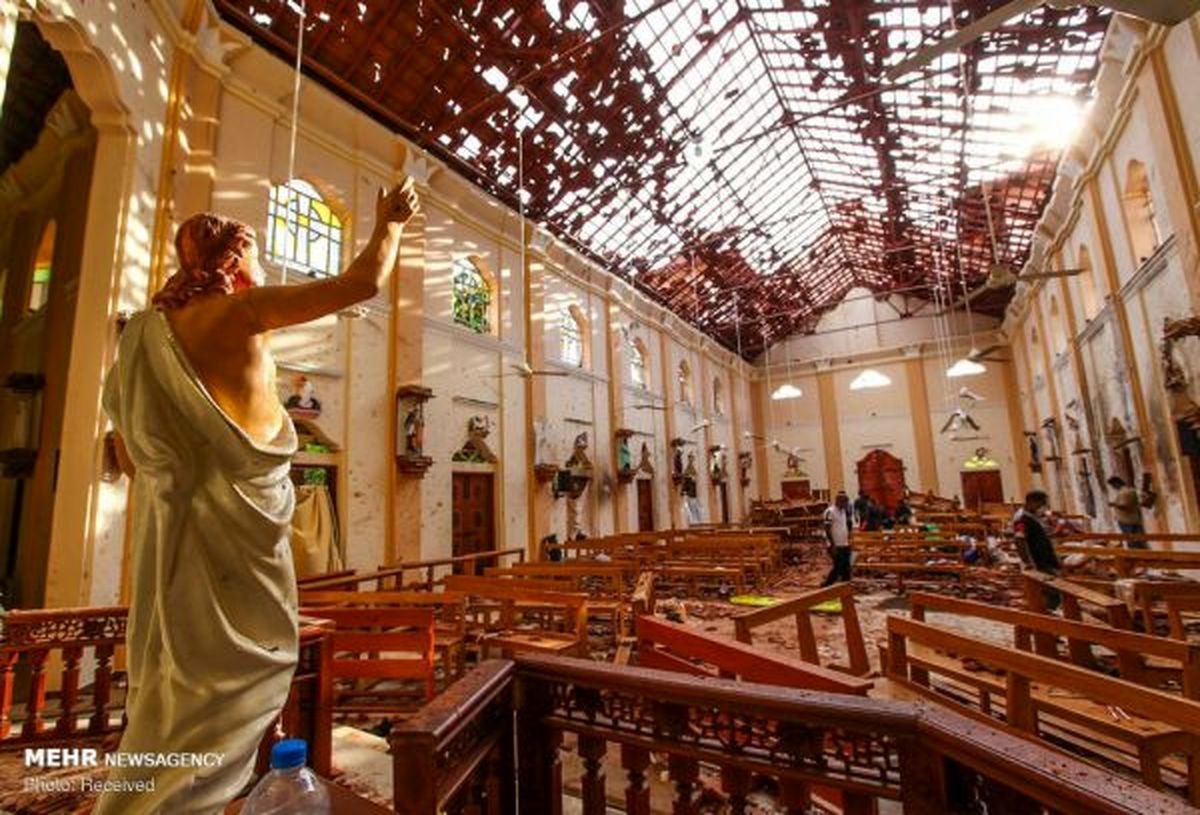 800 کشته و زخمی نتیجه 8 انفجار در سریلانکا+ عکس
