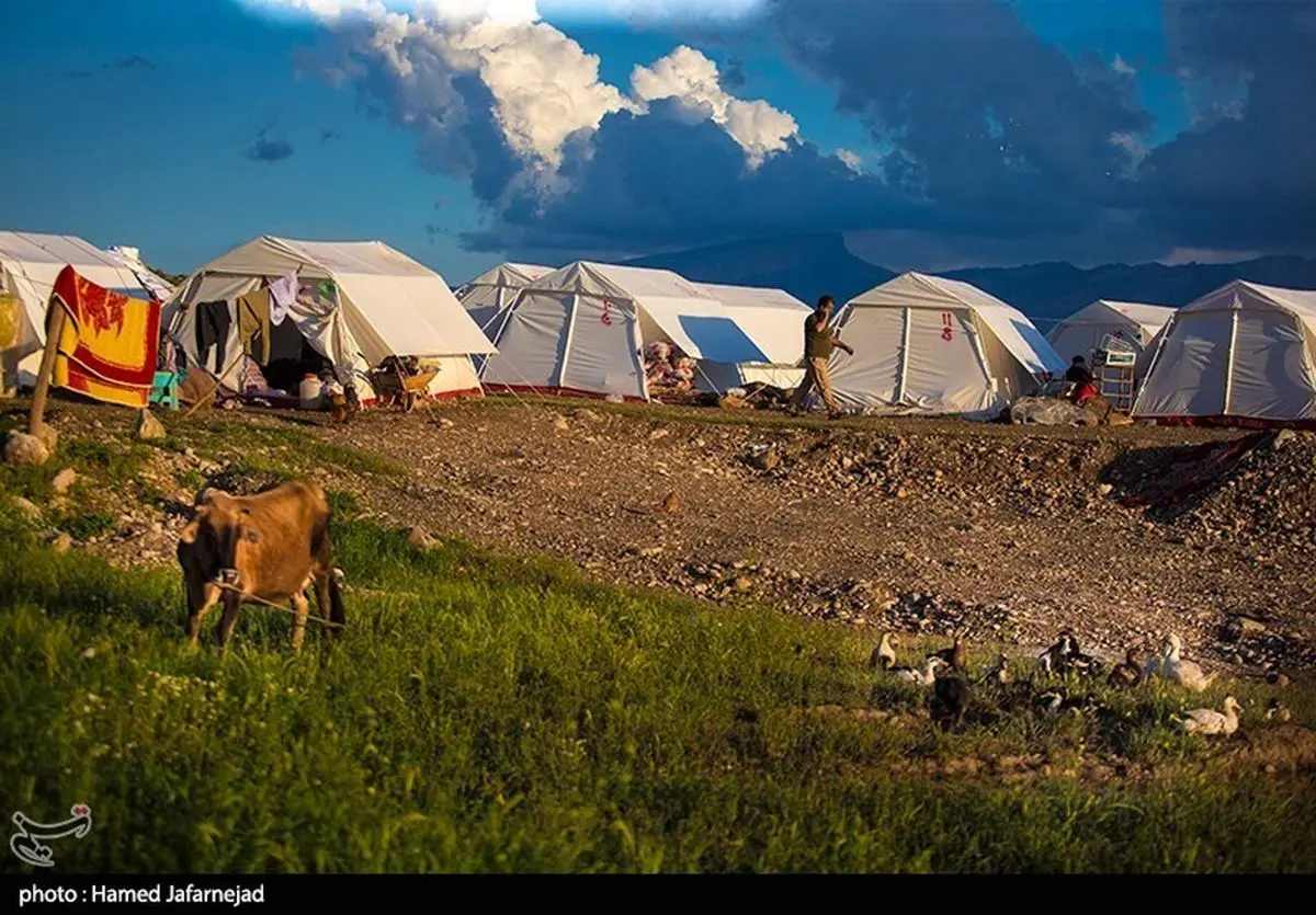 امدادرسانی و اسکان ۲۷۰۰۰ هزار نفر از مردم حمیدیه توسط هلال احمر کرمان