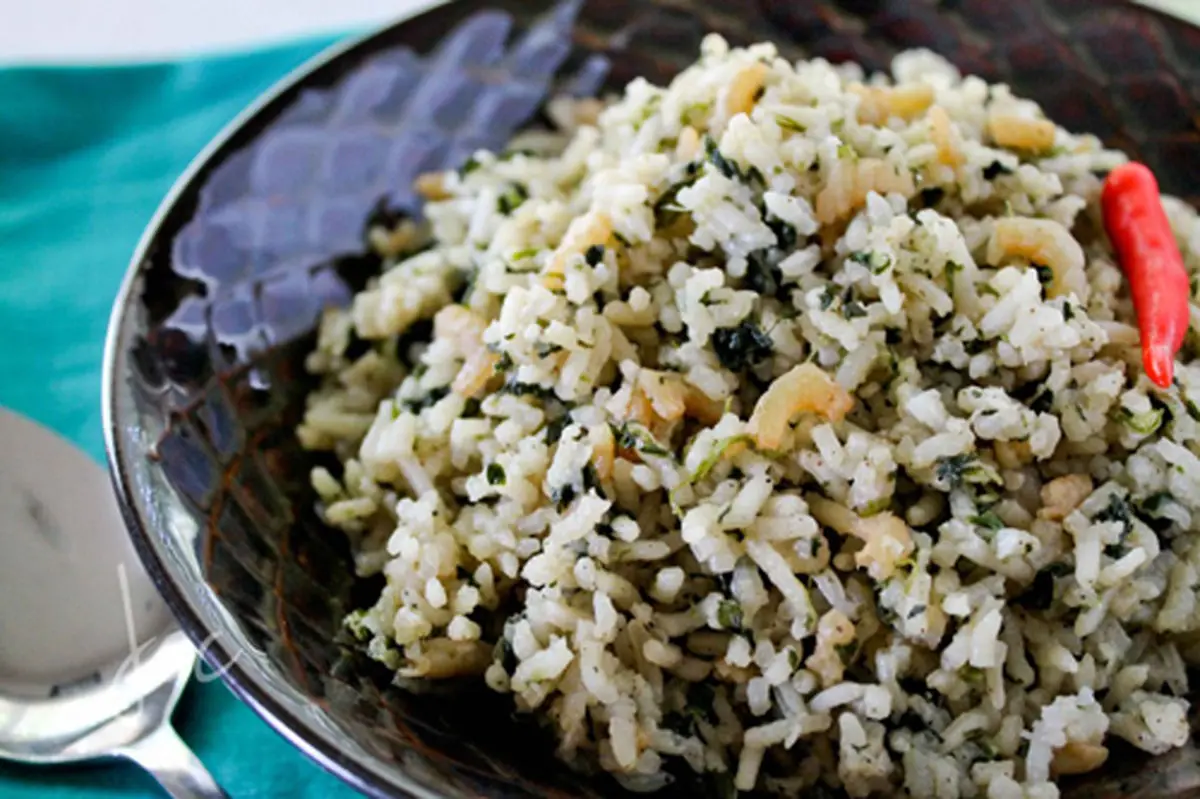 طرز تهیه اسفناج پلو با هویج