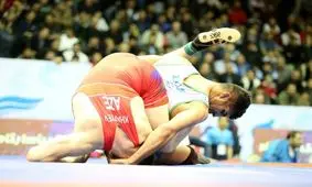 کشتی آزاد قهرمانی بزرگسالان آسیا؛ تیموری مدال طلا را بر گردن آویخت