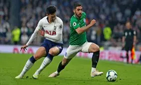 جهانبخش بیرون رفت، برایتون به تاتنهام باخت