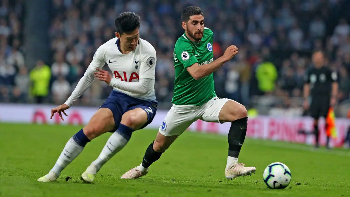 جهانبخش بیرون رفت، برایتون به تاتنهام باخت