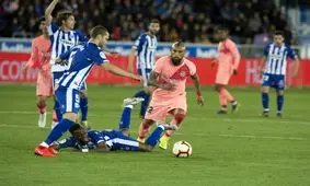 آلاوس 0-2 بارسلونا: عکس آبی و اناری‌ها روی جام