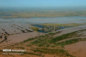 آخرین وضع سیلاب در شادگان /۳۲ روستا متاثر شدند