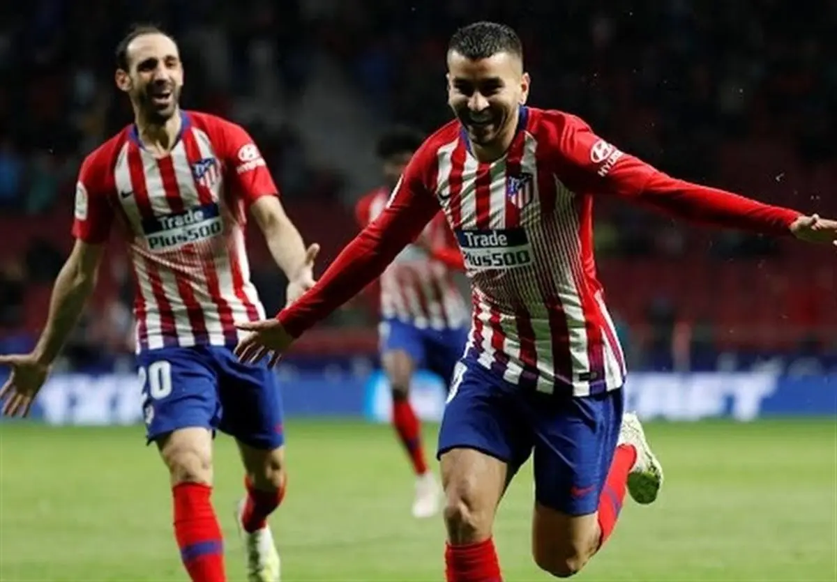 اتلتیکومادرید با پیروزی دیرهنگام قهرمانی بارسلونا را به تعویق انداخت