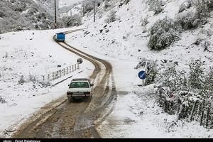 بارش برف در ارتفاعات شمال و شرق سمنان ادامه دارد