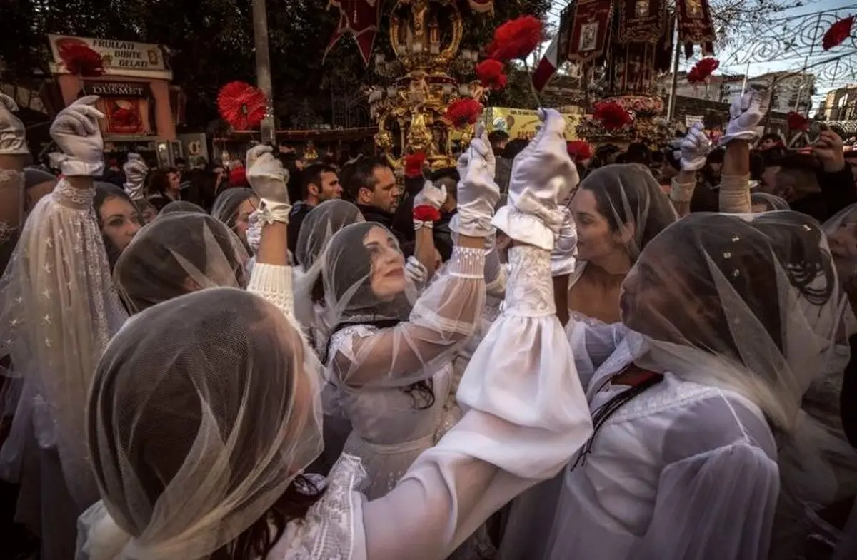 عروس‌های سیسیلی در عکس روز نشنال جئوگرافیک + عکس