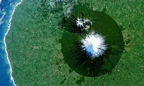 زمین زیبا از نمای بالا