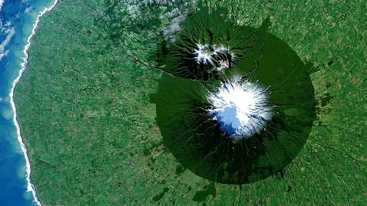 زمین زیبا از نمای بالا