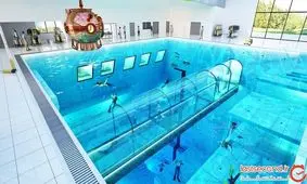 وهم‌انگیزترین و عمیق‌ترین استخر جهان افتتاح شد! +تصاویر