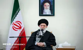 جمعی از کارگران با رهبر انقلاب دیدار می‌کنند