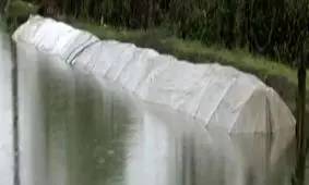 آب گرفتگی 7 روستا در بندر انزلی