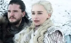 پشت صحنه «بازی تاج و تخت» و زمین خوردن کیت هرینگتون+ویدئو