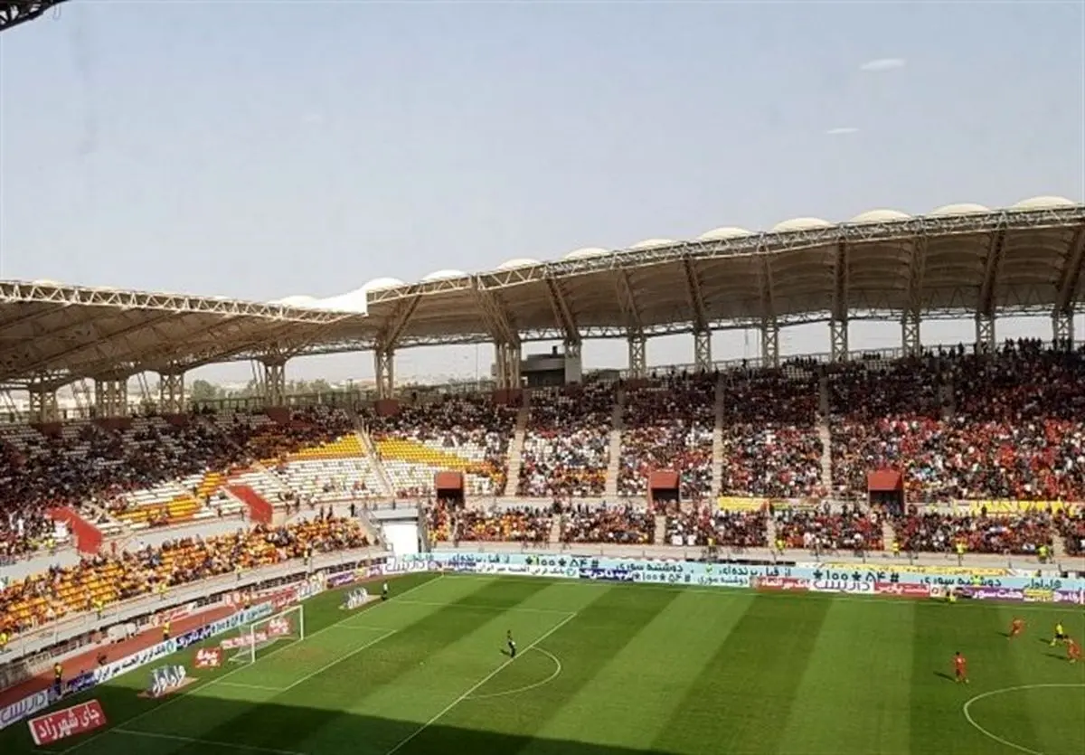 برگزاری دیدار استقلال خوزستان - نساجی در ورزشگاه شهدای فولاد