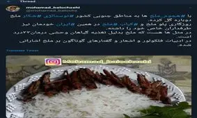 واکنش کلانتری به ملخ‌خوری برخی مردم: اتفاق عجیبی نیست؛ از قبل هم بوده / ملخ های سمی را نباید خورد / ملخ‌ها در ۵۰ سال گذشته به این شدت حمله نکرده بودند