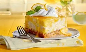 دستور پخت چیز کیک لیمویی خانگی/دسری برای دورهمی های خانوادگی