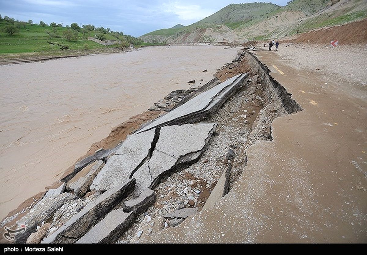 سیل اخیر تاکنون به راه‌های استان همدان ۷۷ میلیارد‌تومان خسارت زد