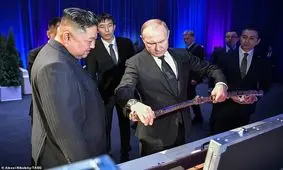 حاشیه‌های دیدار اون- پوتین