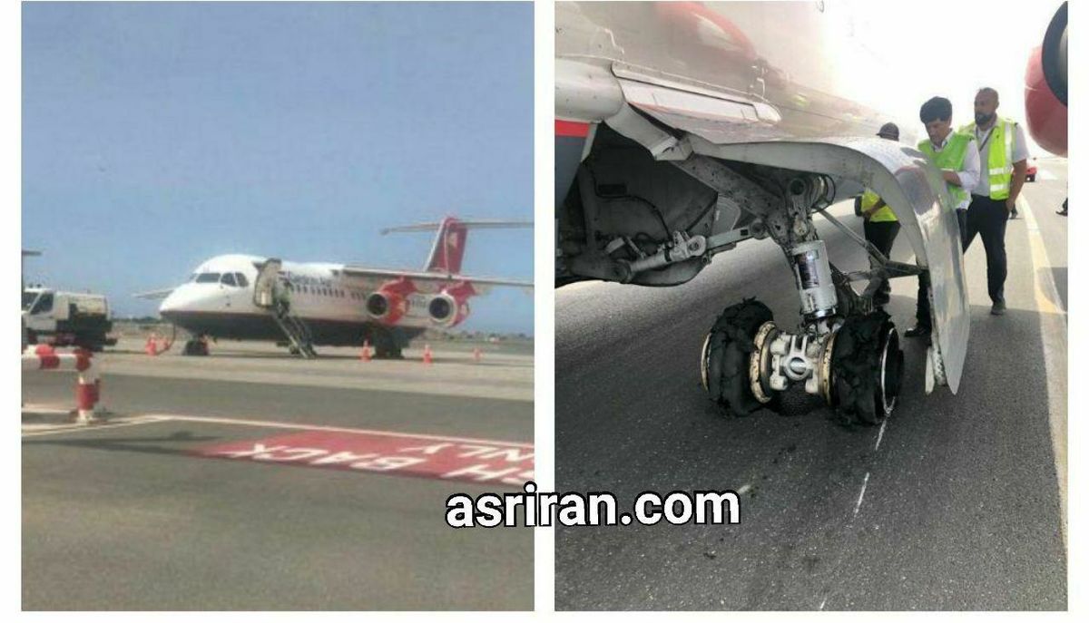 حادثه برای هواپیمای ایرانی در فرودگاه مسقط