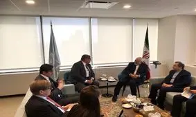 ظریف با وزیر امور خارجه فنلاند دیدار کرد