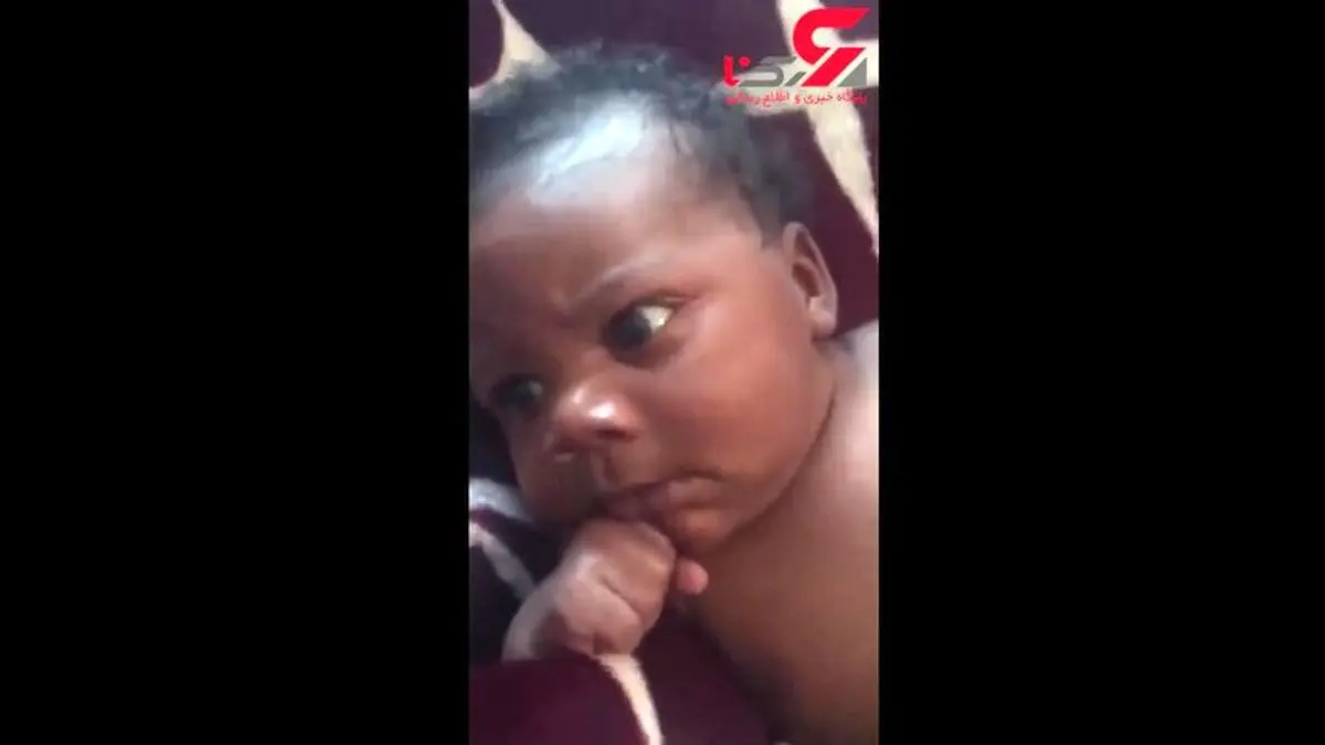 اقدام بامزه پدر جوان برای ساکت کردن کودکش+ فیلم