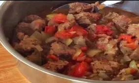 طرز تهیه تاس کباب شیشه ای