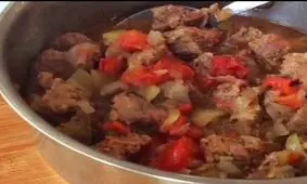 طرز تهیه تاس کباب شیشه ای