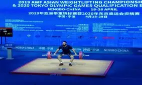 وزنه برداری قهرمانی آسیا؛ بیرالوند طلای یک ضرب گرفت و حقوقی پنجم شد