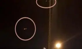 مشاهده دو یوفو در آسمان همه را شگفت زده کرد +فیلم