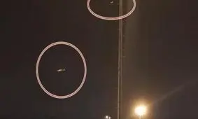 مشاهده دو یوفو در آسمان همه را شگفت زده کرد +فیلم