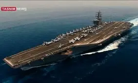 فیلم رصد دقیق ناوگروه ترویست‌های آمریکایی در خلیج فارس توسط سپاه