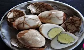 تخم مرغ موزاییکی به سبک چینی