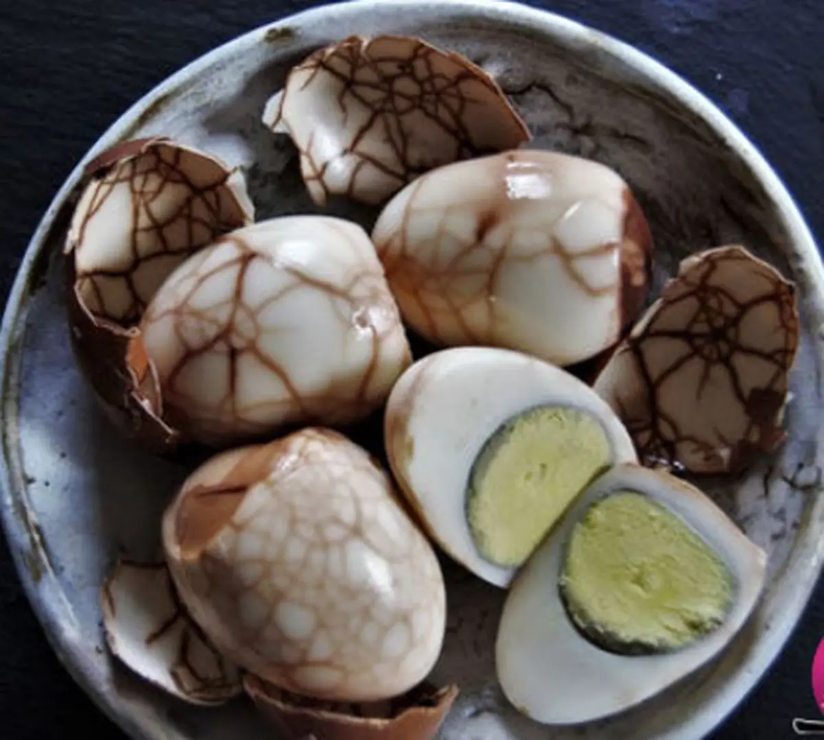 تخم مرغ موزاییکی به سبک چینی