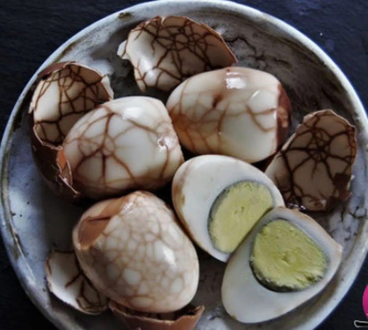 تخم مرغ موزاییکی به سبک چینی