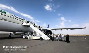 اعزام ۱۶۲۸ زائر از فرودگاه زنجان به حج تمتع