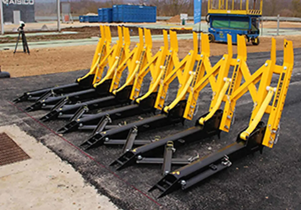 موانع قابل حمل برای جلوگیری از عبور خودروها + فیلم