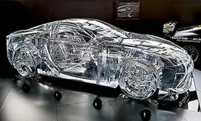 ساخت خودرویی تمام شیشه ای + فیلم