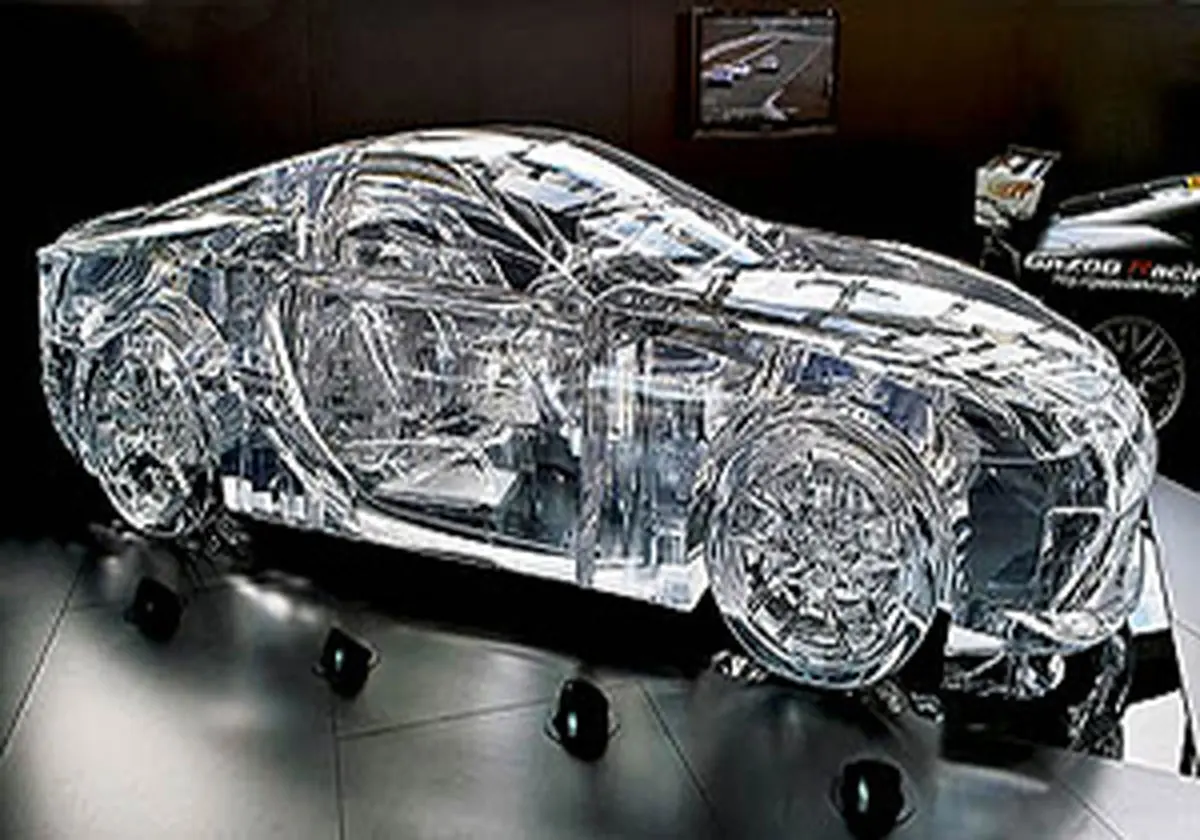 ساخت خودرویی تمام شیشه ای + فیلم